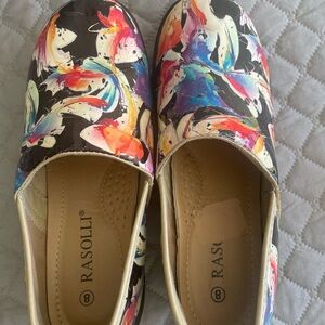 Rasolli Women's Vibrant Artistic Mules